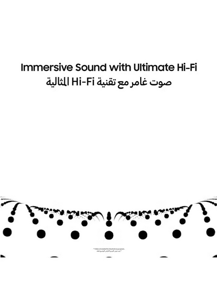 Galaxy Buds 3 White with Galaxy AI Powered Real-time Interpreter | 24-bit Hi-Fi Audio | Up to 36H Battery