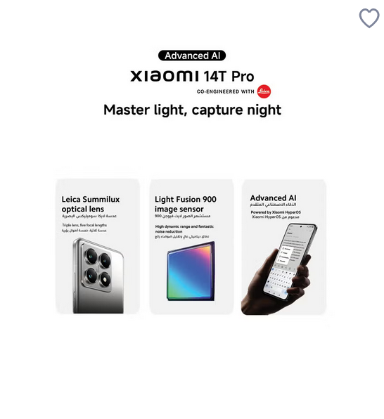 14T Pro Dual SIM+eSIM Titan Gray 12GB RAM 512GB 5G - Global Version