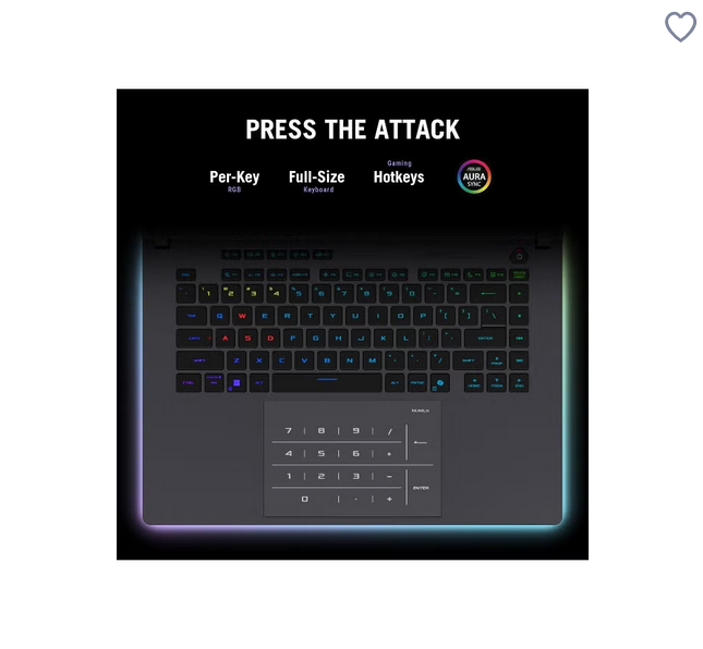 ROG Strix G16 (2025) Gaming Laptop, 16” ROG Nebula Display 16:10 2.5K 240Hz/3ms, NVIDIA®