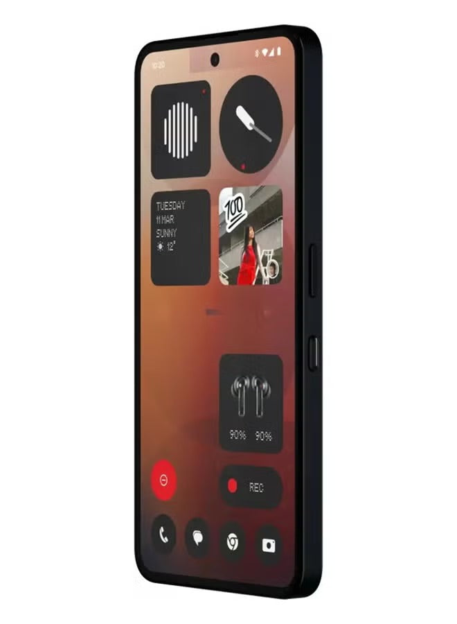 Nothing Phone 3a Pro 5G Dual SIM Black 12GB RAM 256GB With CMF Buds And CMF Watch Pro 2 - Middle East Version
