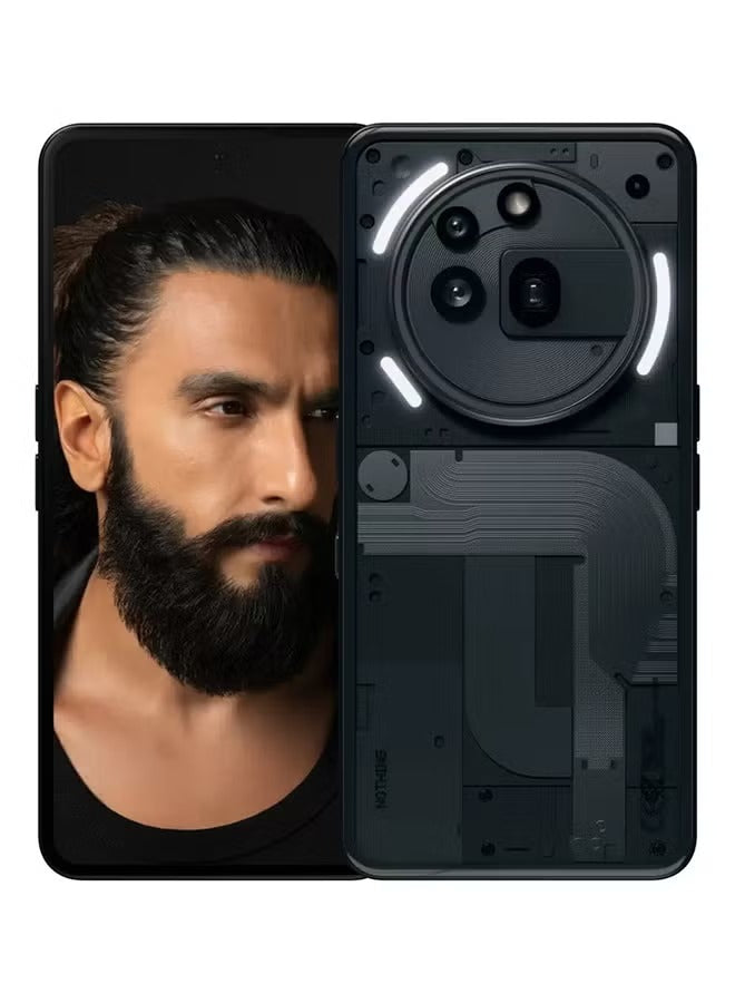 Nothing Phone 3a Pro 5G Dual SIM Black 12GB RAM 256GB With CMF Buds And CMF Watch Pro 2 - Middle East Version