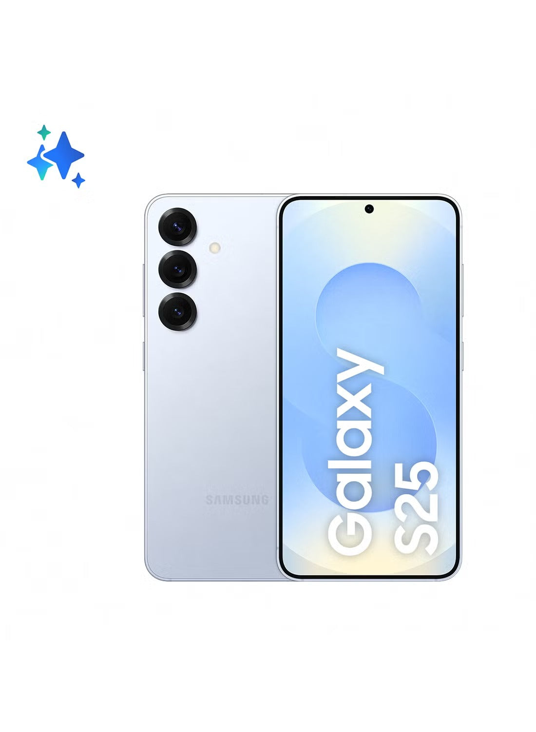 Galaxy S25 AI Dual SIM Silver Shadow 12GB RAM 128GB 5G - Middle East Version