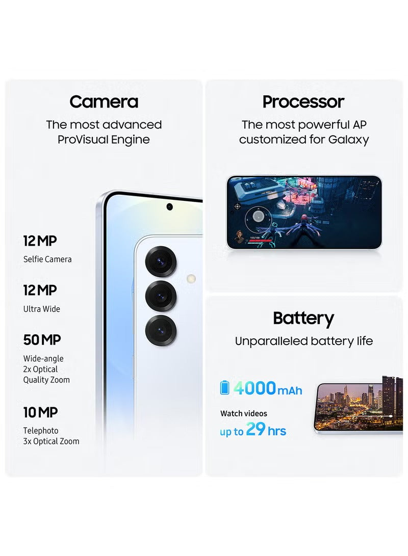 Galaxy S25 AI Dual SIM Silver Shadow 12GB RAM 128GB 5G - Middle East Version