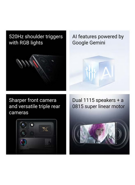 Redmagic 10s Pro Dual SIM Moonlight 24GB RAM 1TB 5G - International Version