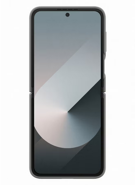 Samsung Galaxy Z Flip6 Silicone Case With Ring Gray