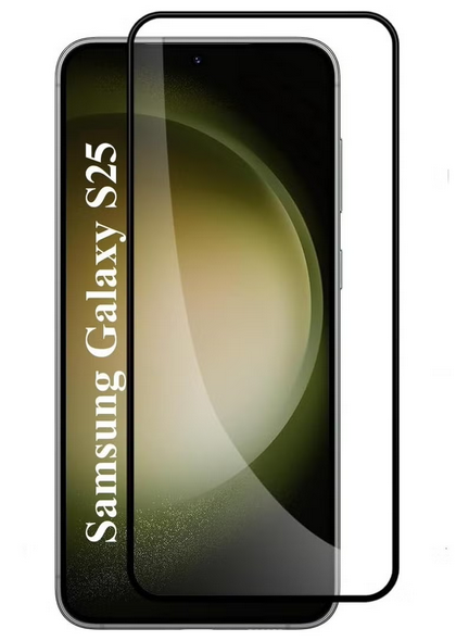 Screen Protector for Samsung Galaxy S25 Tempered Glass Screen Protector Full Glue Edge