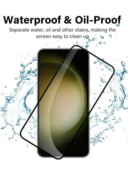 Screen Protector for Samsung Galaxy S25 Tempered Glass Screen Protector Full Glue Edge