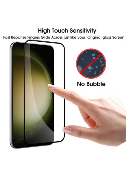 Screen Protector for Samsung Galaxy S25 Tempered Glass Screen Protector Full Glue Edge