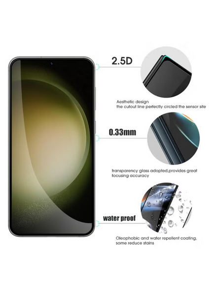 Screen Protector for Samsung Galaxy S25 Tempered Glass Screen Protector Full Glue Edge