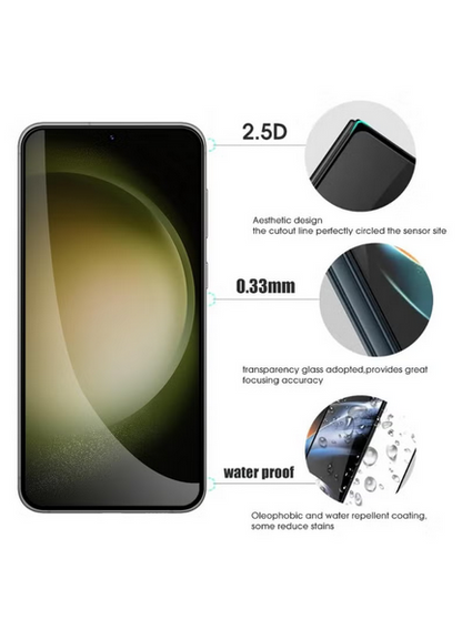Screen Protector for Samsung Galaxy S25 Tempered Glass Screen Protector Full Glue Edge