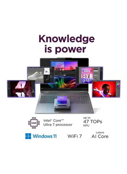 Yoga 7i 2-in-1 Laptop 16 Inch Touchscreen IPS WUXGA(1920x1200) Display,Intel Ultra 7-256V