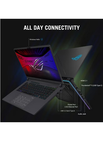 ROG Strix G16 (2025) Gaming Laptop, 16” ROG Nebula Display 16:10 2.5K 240Hz/3ms, NVIDIA®