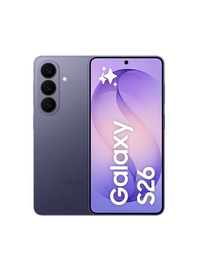 Galaxy S26 Dual SIM Cobalt Violet 12GB RAM 256GB 5G - Middle East Version