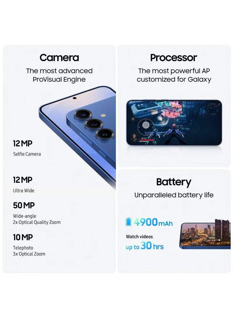 Galaxy S25 Plus AI Dual SIM Silver Shadow 12GB RAM 256GB 5G - Middle East Version