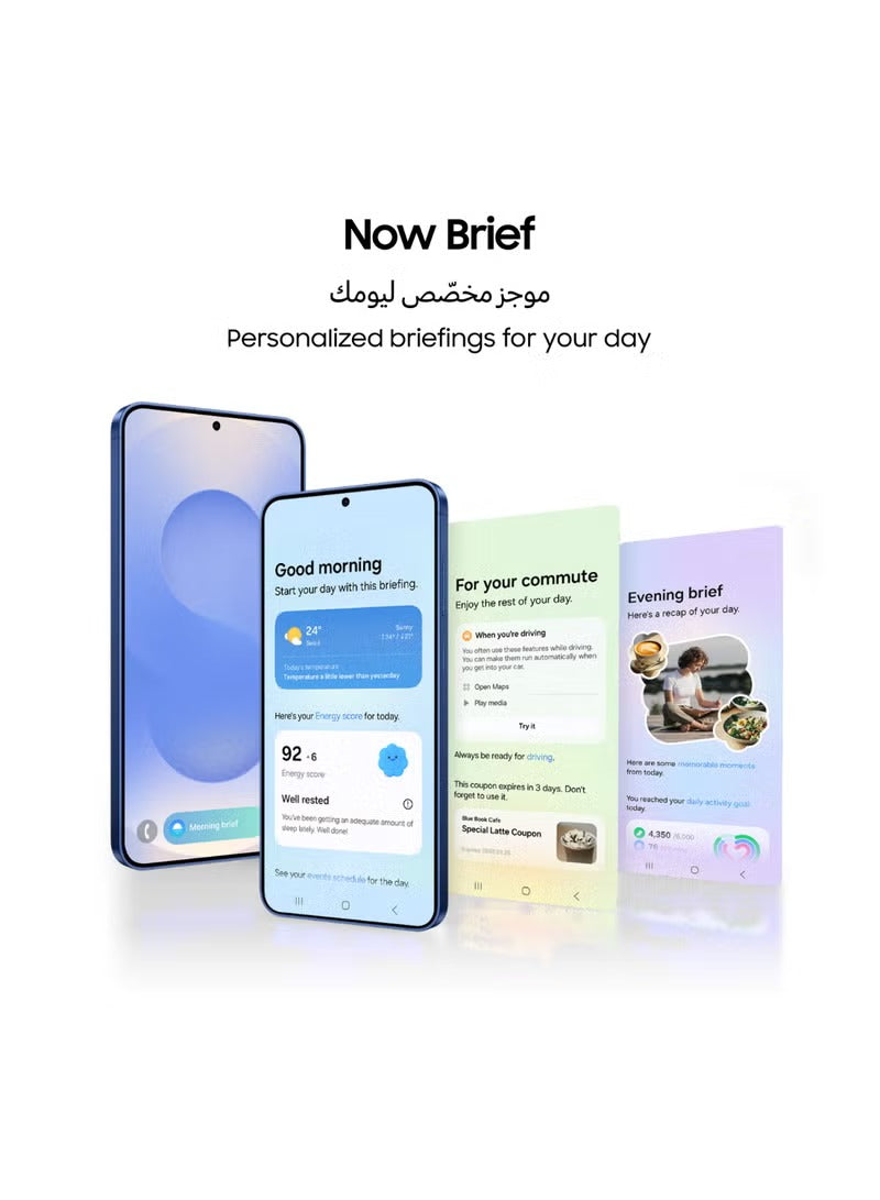 Galaxy S25 Plus AI Dual SIM Silver Shadow 12GB RAM 256GB 5G - Middle East Version