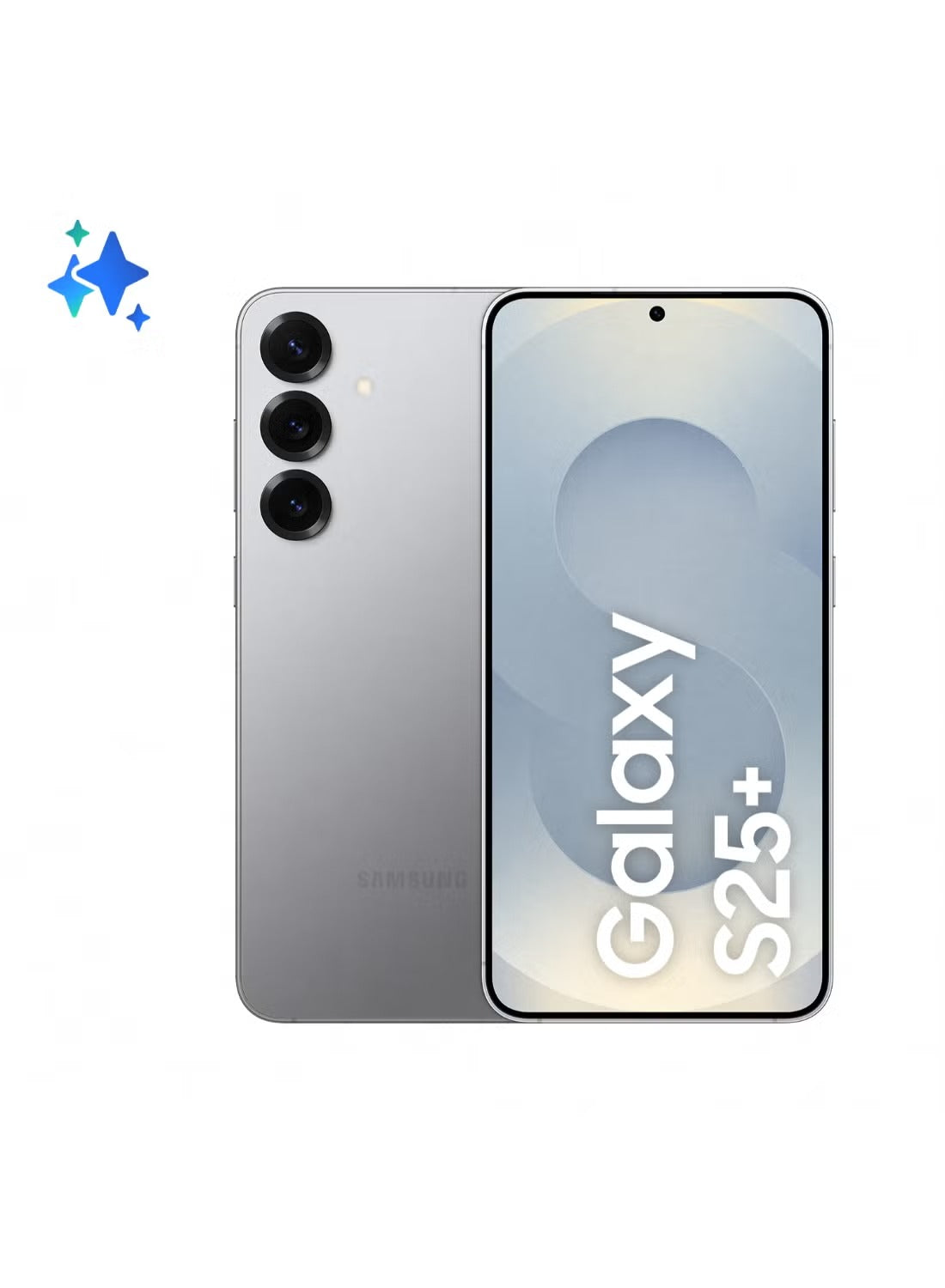 Galaxy S25 Plus AI Dual SIM Silver Shadow 12GB RAM 256GB 5G - Middle East Version