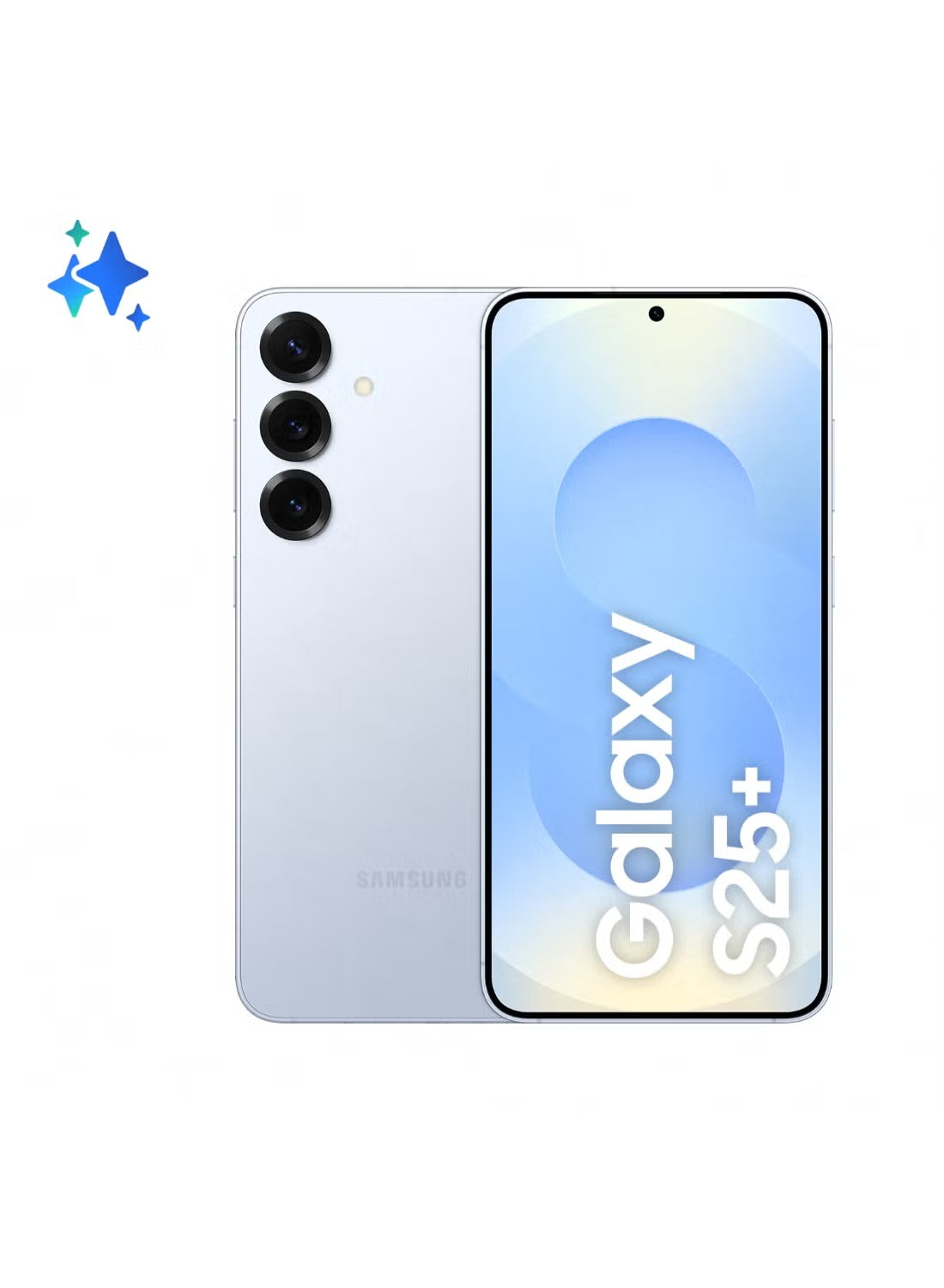 Galaxy S25 Plus AI Dual SIM Silver Shadow 12GB RAM 256GB 5G - Middle East Version