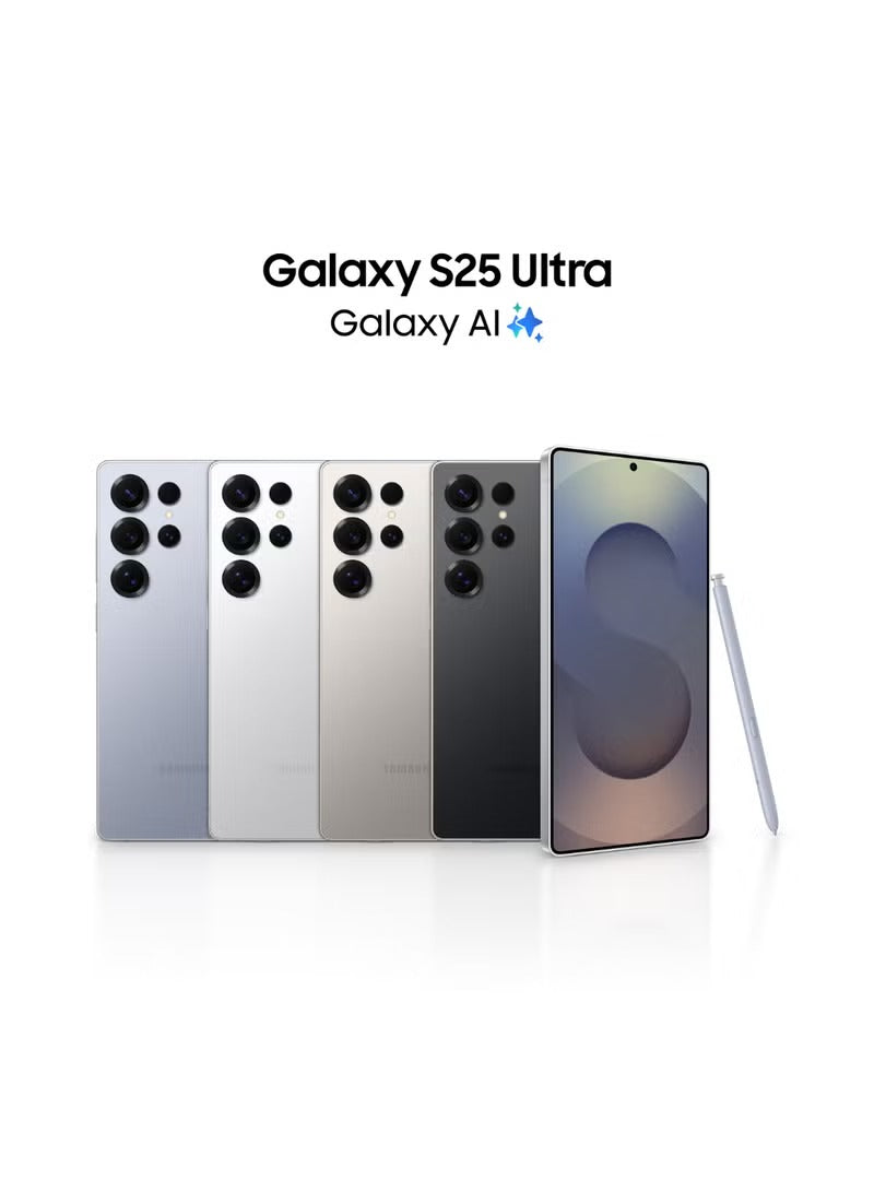 Galaxy S25 Ultra AI Dual SIM Titanium Grey 12GB RAM 512GB 5G - Middle East Version